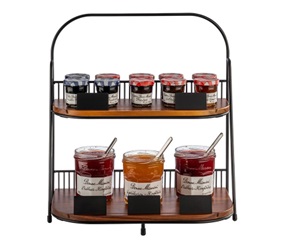 2 Tier Tray Stand Rectangle