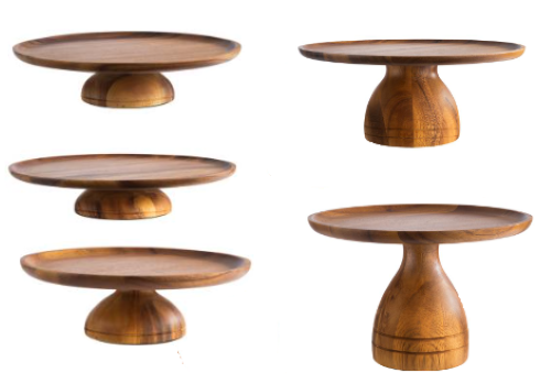 Acacia Cake Stand