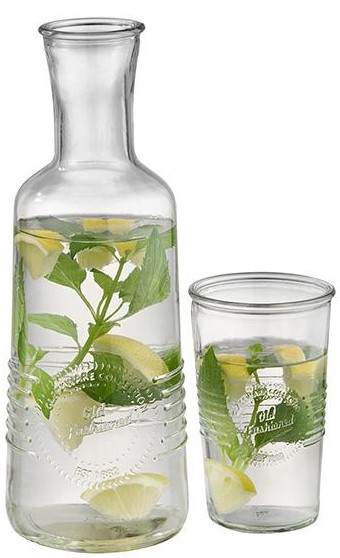 Old Fashioned Glass Carafe