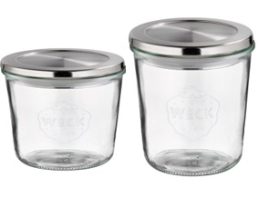 Weck-Glasses with SS Lid